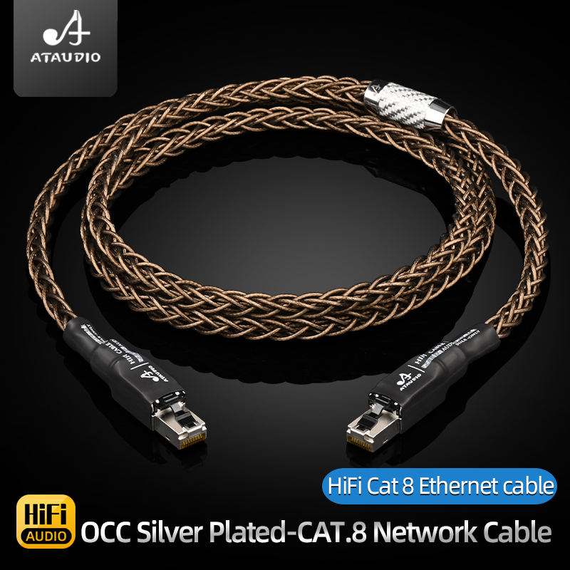 Desk Hifi Setup - 고속 RJ45 네트워크 케이블 7N OCC