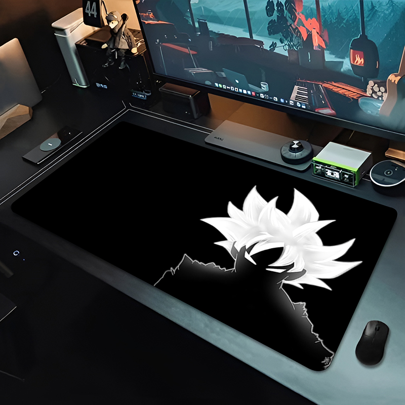 Desk Setup Mat - DBZ 블랙 애니메이션 마우스 패드 드래곤