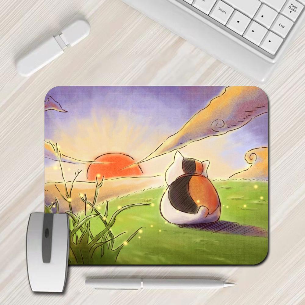 Desk Setup Books - 작은 마우스패드 키보드 고품질 N_natsume_Book_of_Friends PC
