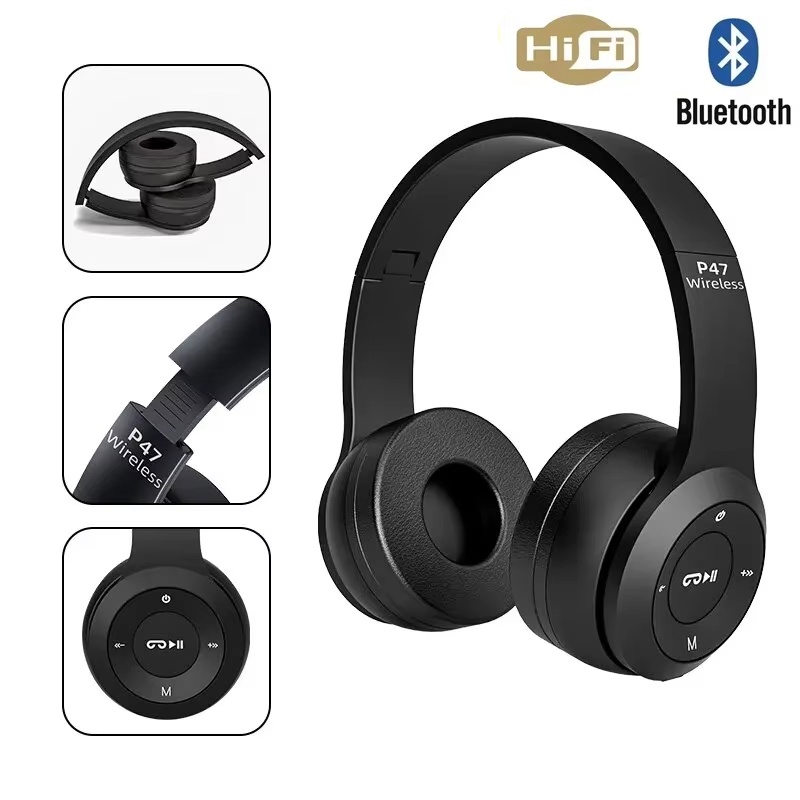 Desk Hifi Setup - HIFI 스테레오 이어폰 블루투스 헤드셋 접이식