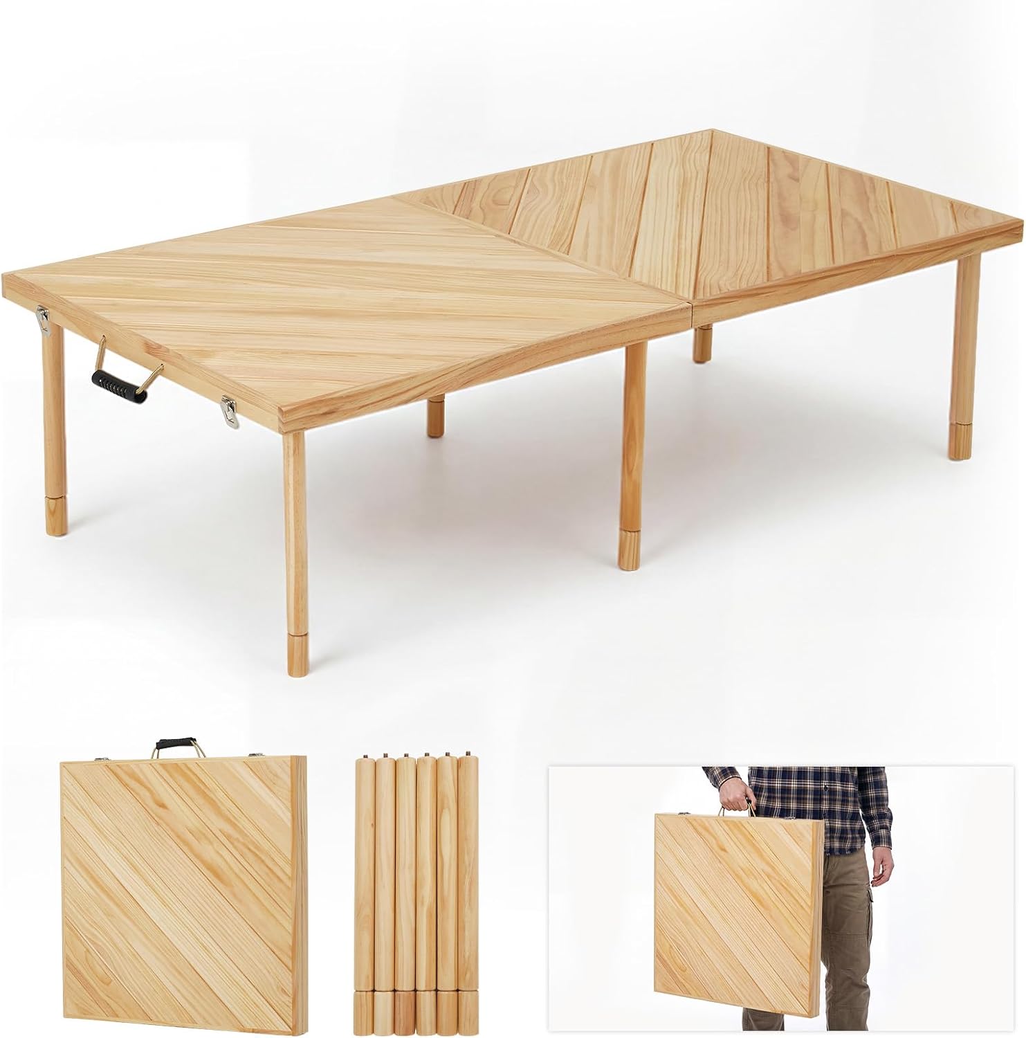 Desk Setup Design - 야외용 접이식 피크닉 테이블 60 X