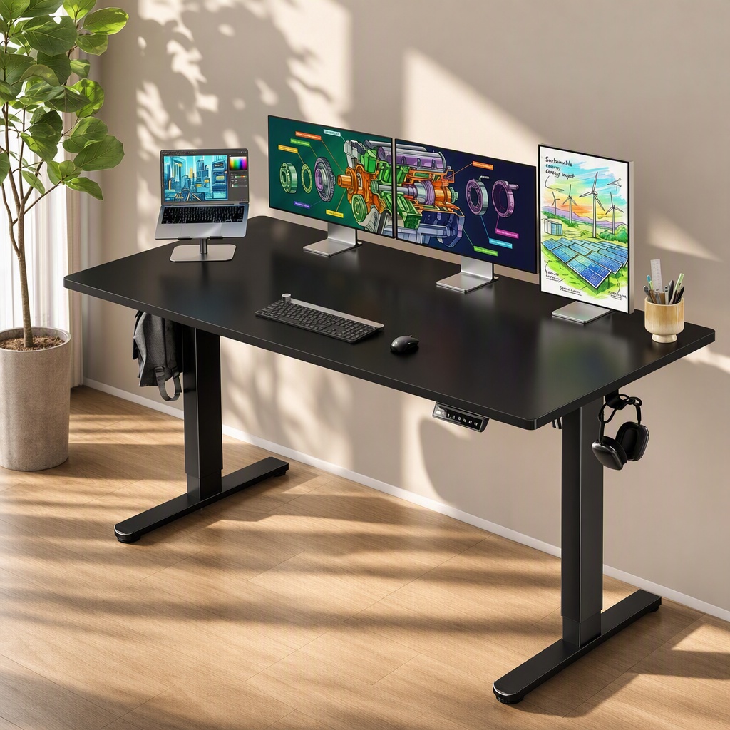 Desk Setup Height - 전동식 스탠딩 데스크, 일체형 데스크탑, 높이