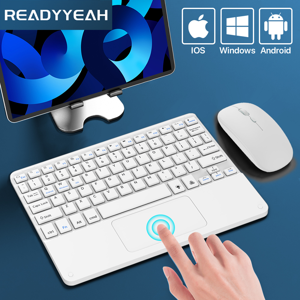 Desk Setup Ipad - 터치패드 무선 키보드 및 마우스 iOS용