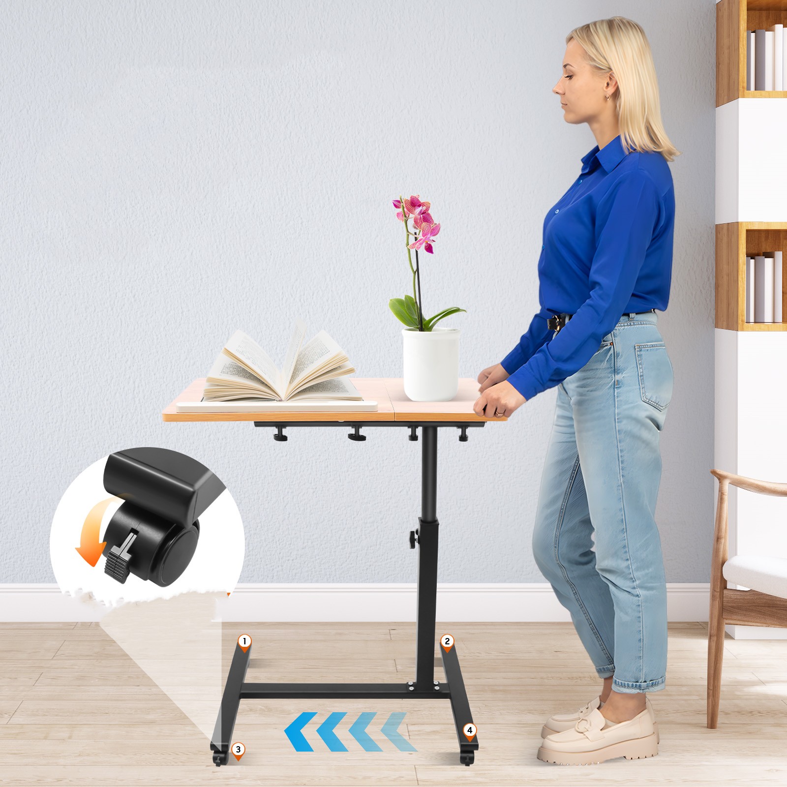 모바일 노트북 테이블 조절 가능 360도 °   회전형 - Desk Setup For Laptop 리뷰 및 가격
