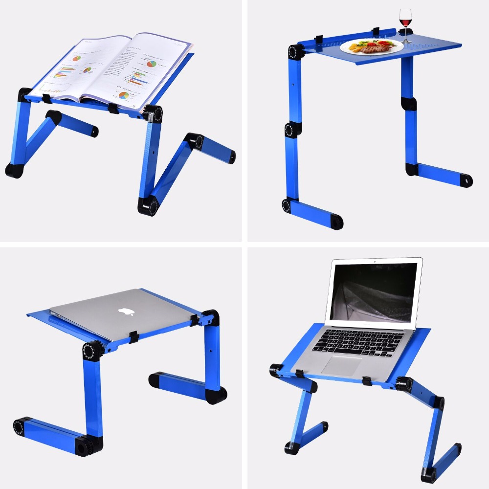 알루미늄 합금 노트북 테이블, 조절 가능한 휴대용 접이 - Desk Setup For Laptop 리뷰 및 가격