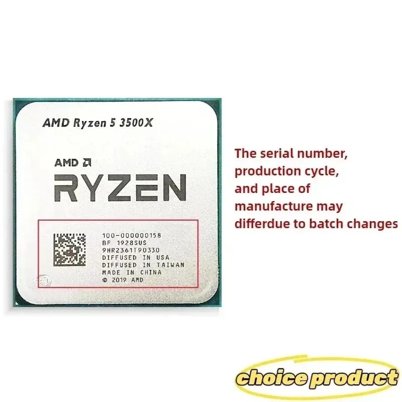 AMD R5 3500X, 정품, 미사용 CPU, 7nm - Amd Cpu Ryzen 5 리뷰 및 가격