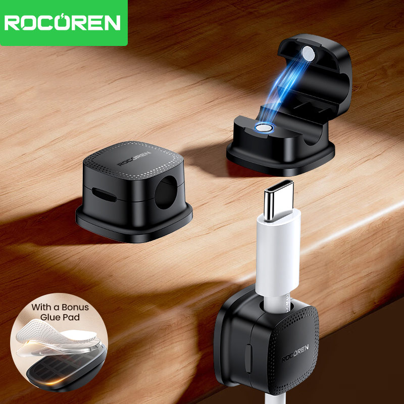 ROCOREN 30PCS 책상용 자기 케이블 정리 클립 - Desk Setup Cable Management 리뷰 및 가격