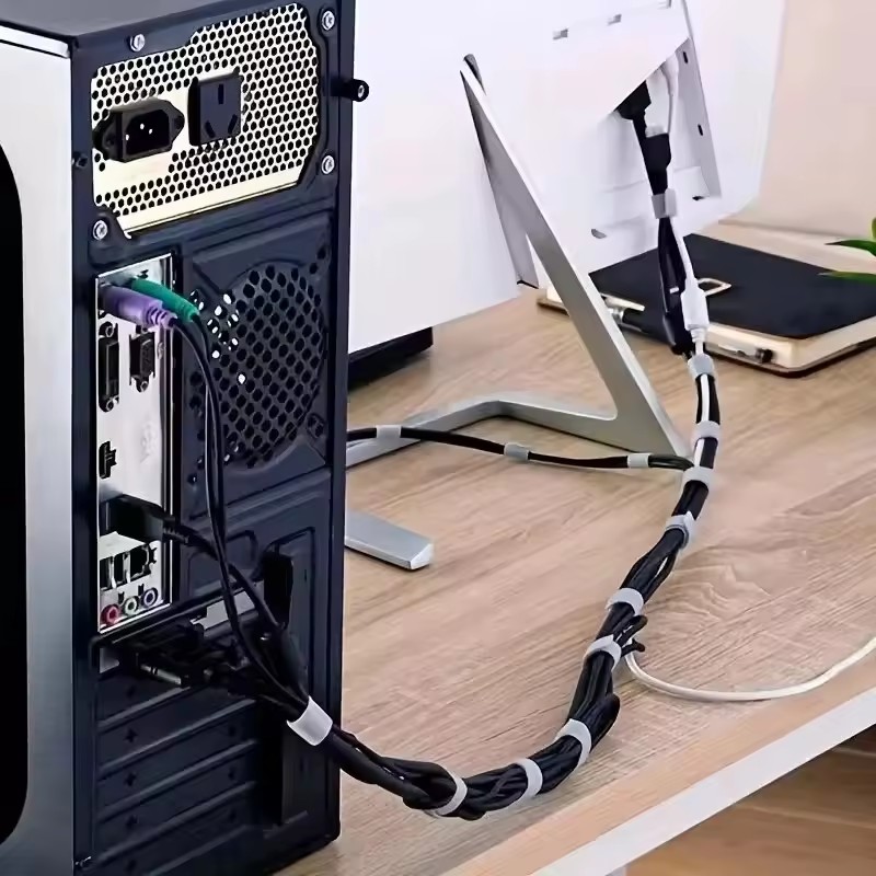 1/3M 케이블 정리기 케이블 관리 와이어 와인더 테이 - Desk Setup Cable Management 리뷰 및 가격