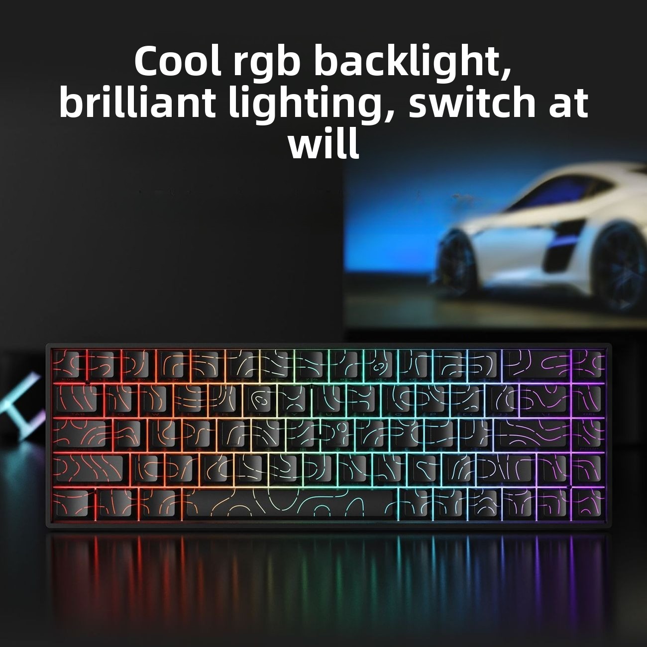 60% 무선 블루투스 2.4G 기계식 키보드 RGB 게 - Desk Setup Ipad 리뷰 및 가격