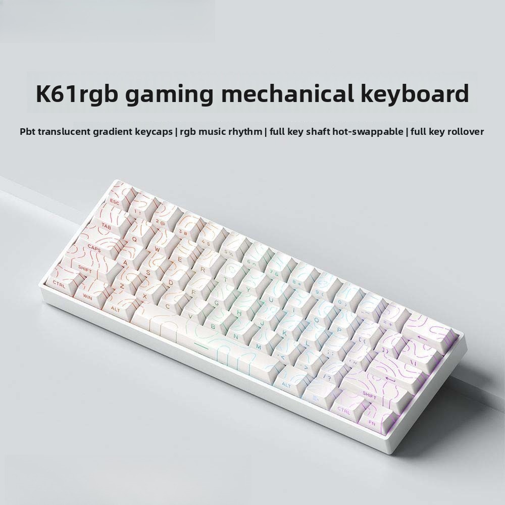 60% 무선 블루투스 2.4G 기계식 키보드 RGB 게 - Desk Setup Ipad 리뷰 및 가격