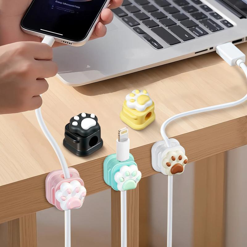 데스크탑 귀여운 케이블 정리 홀더 클립 데스크 정리함  - Desk Setup Cable Management 리뷰 및 가격