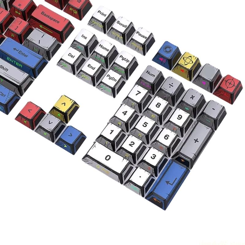 스템 키캡 세트 131키 원래 높이 타이핑용 PBT 업 - Desk Setup Height 리뷰 및 가격