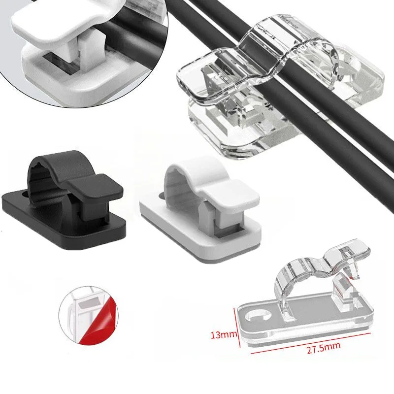 10/50PCS 케이블 정리 클립 케이블 관리 와이어  - Desk Setup Cable Management 리뷰 및 가격