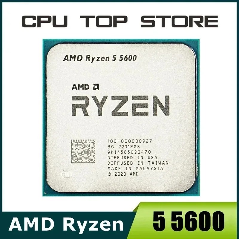 AMD 라이젠 5 5600 100% 새 제품 정품 CP - Amd Cpu Ryzen 5 리뷰 및 가격