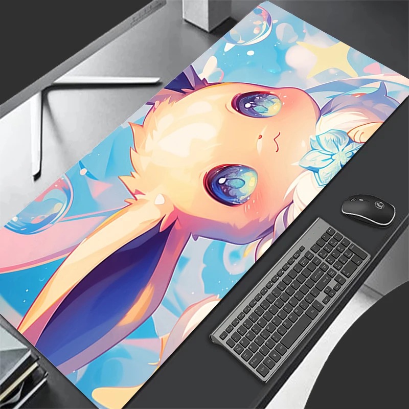 P-포켓몬 이브이 애니메이션 게임용 마우스 패드, PC - Desk Setup Mat 리뷰 및 가격