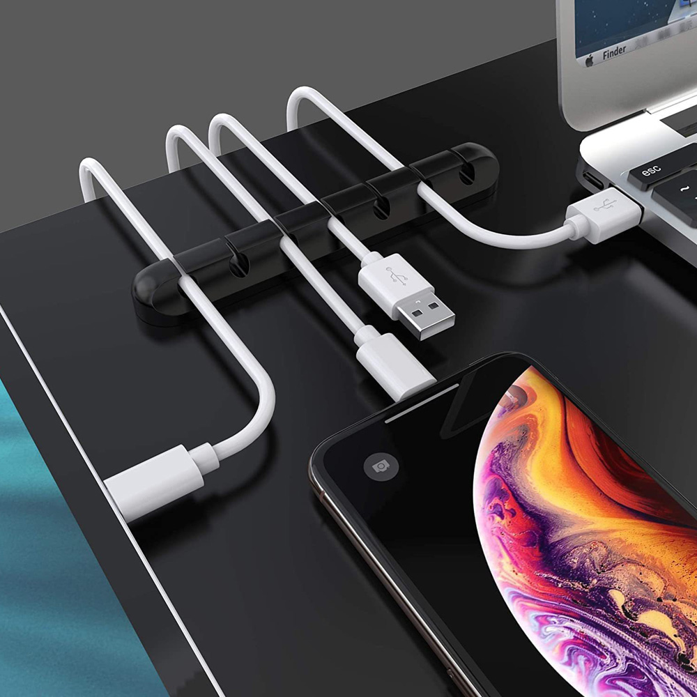 케이블 코드 와이어 주최자 실리콘 USB 케이블 와인더 - Desk Setup Cable Management 리뷰 및 가격