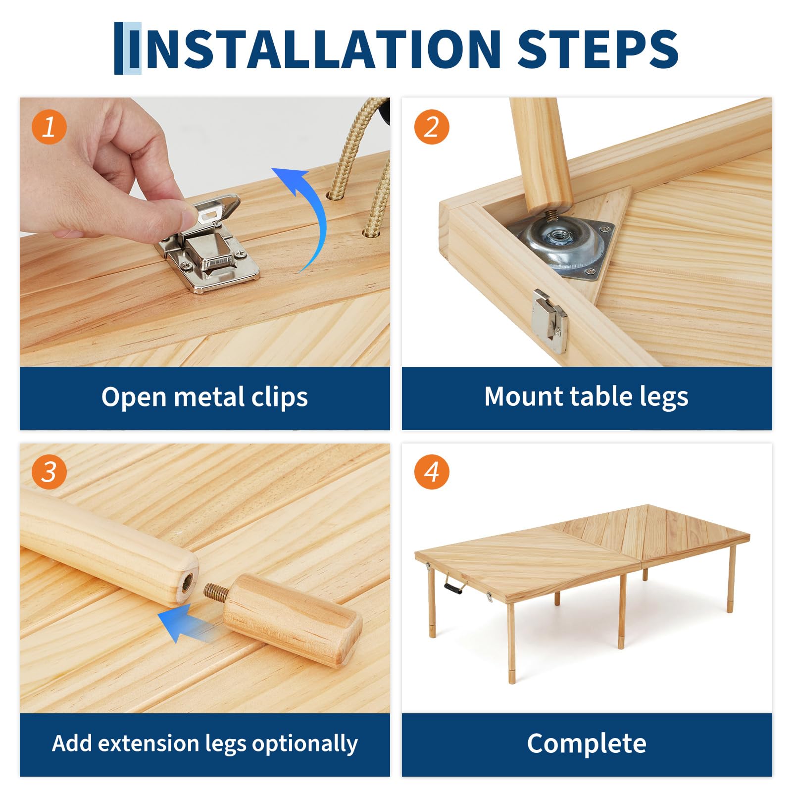 야외용 접이식 피크닉 테이블 60 X 30인치, 컴팩트 - Desk Setup Design 리뷰 및 가격