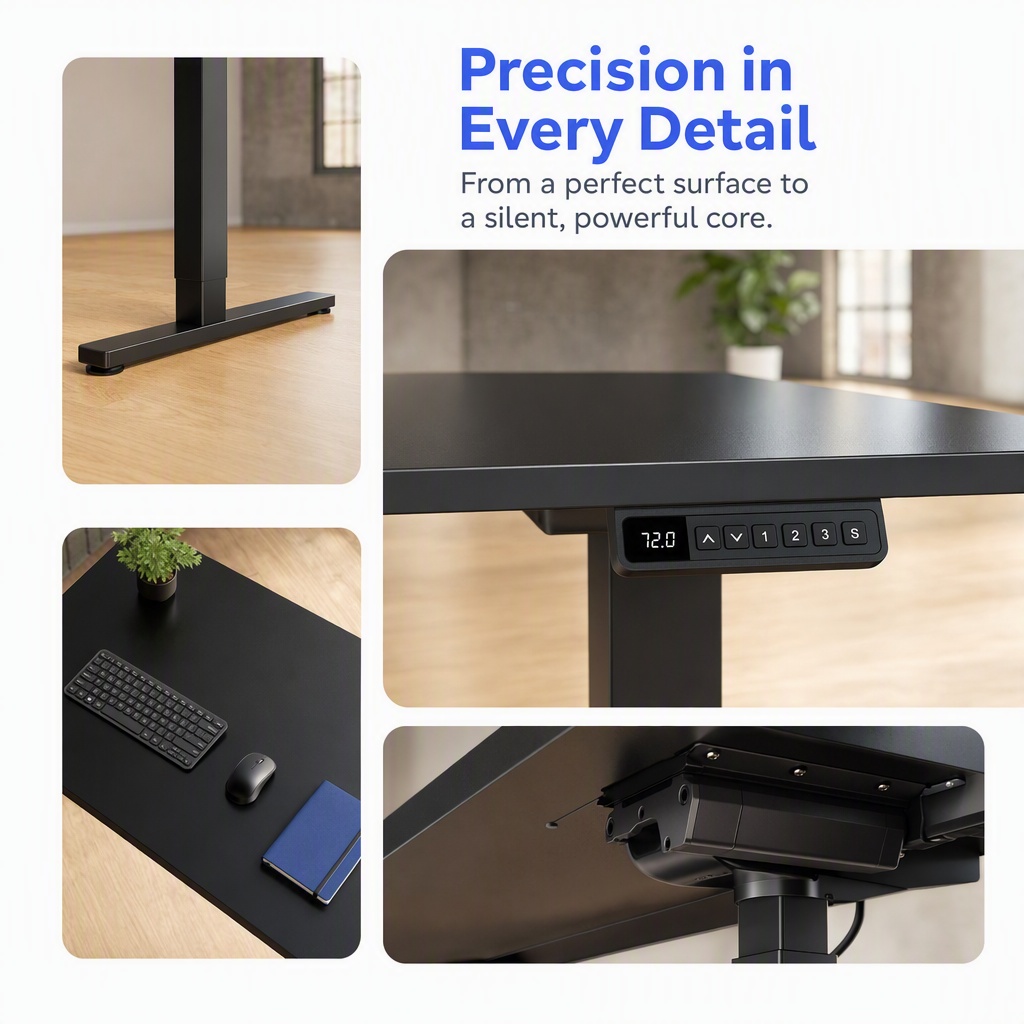 전동식 스탠딩 데스크, 일체형 데스크탑, 높이 조절 가 - Desk Setup Height 리뷰 및 가격