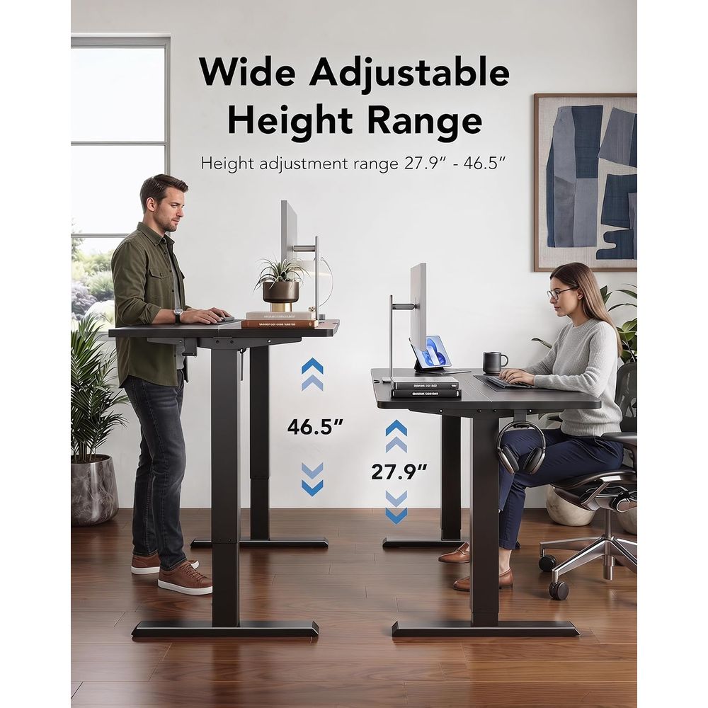 전동 스탠딩 데스크, 47 x 28 높이 조절 책상,  - Desk Setup Height 리뷰 및 가격