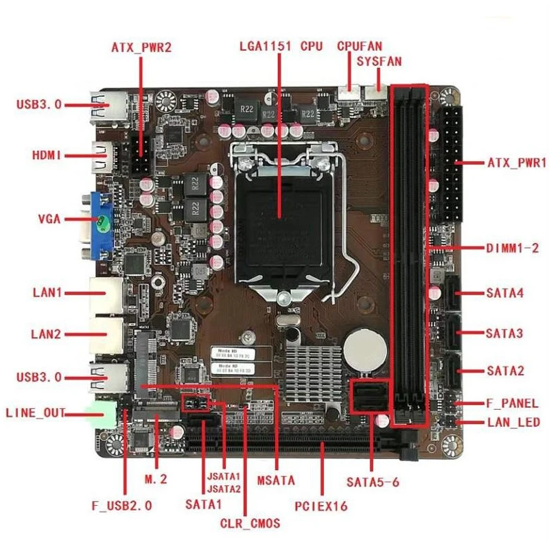 B365 미니-ITX 마더보드 LGA 1151 6베이  - Desk Hifi Setup 리뷰 및 가격