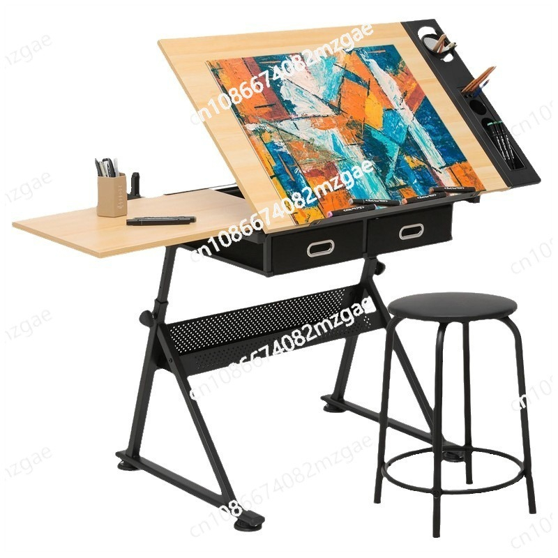 높이 조절 가능한 그림 그리기 테이블, 미술, 컴퓨터  - Desk Setup Computer 리뷰 및 가격