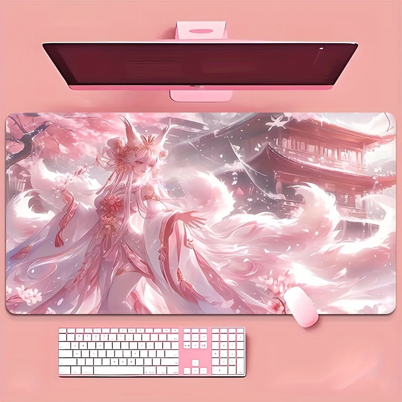 애니메이션 여우 소녀 데스크 매트, 마법같은 데스크 세 - Desk Setup Designer 리뷰 및 가격