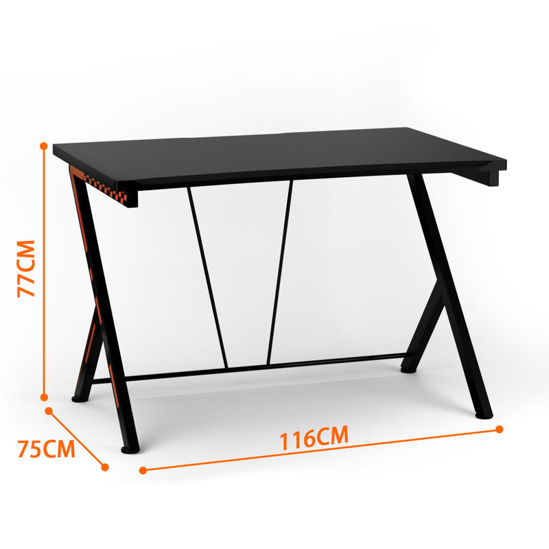 현대적인 인체공학적 컴퓨터 책상, 금속 프레임이 있는  - Desk Setup Designer 리뷰 및 가격