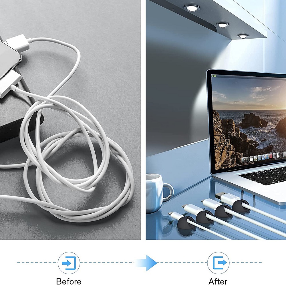 케이블 정리기 실리콘 케이블 와인더, 데스크탑 벽면 케 - Desk Setup Cable Management 리뷰 및 가격