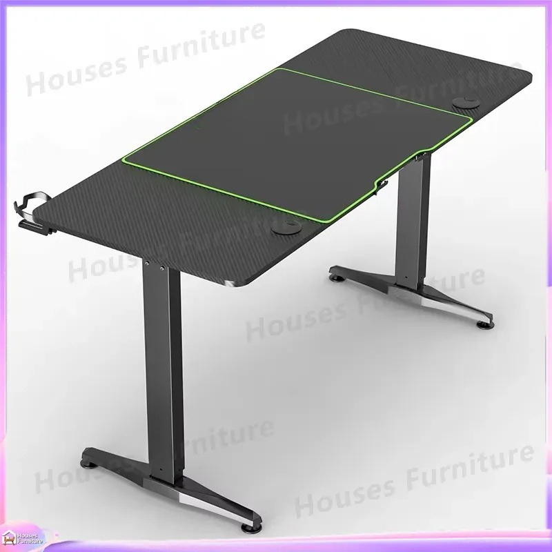 대형 게이밍 컴퓨터 책상, RGB LED 조명, 높이  - Desk Setup Designer 리뷰 및 가격