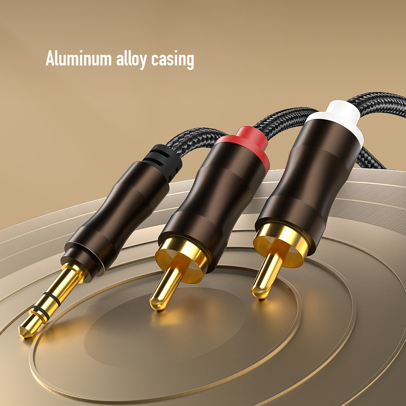 RCA-3.5mm 잭 AUX 오디오 케이블 HiFi 스 - Desk Hifi Setup 리뷰 및 가격