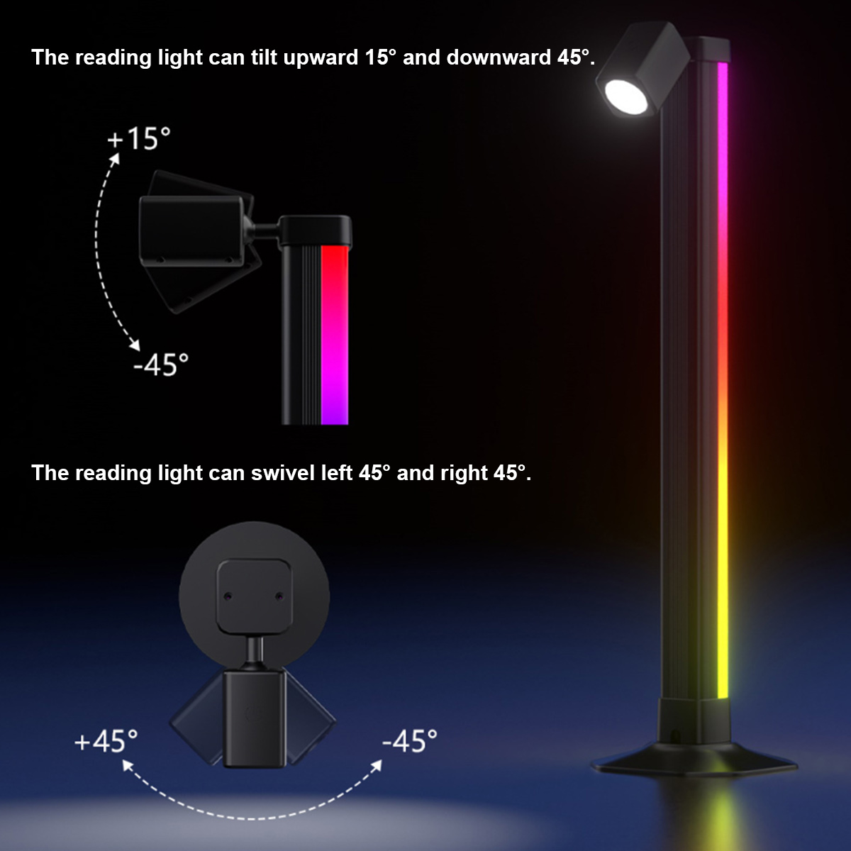 스마트 라이트 바 LED RGB 음악 동기화 앱 제어  - Desk Setup Computer 리뷰 및 가격