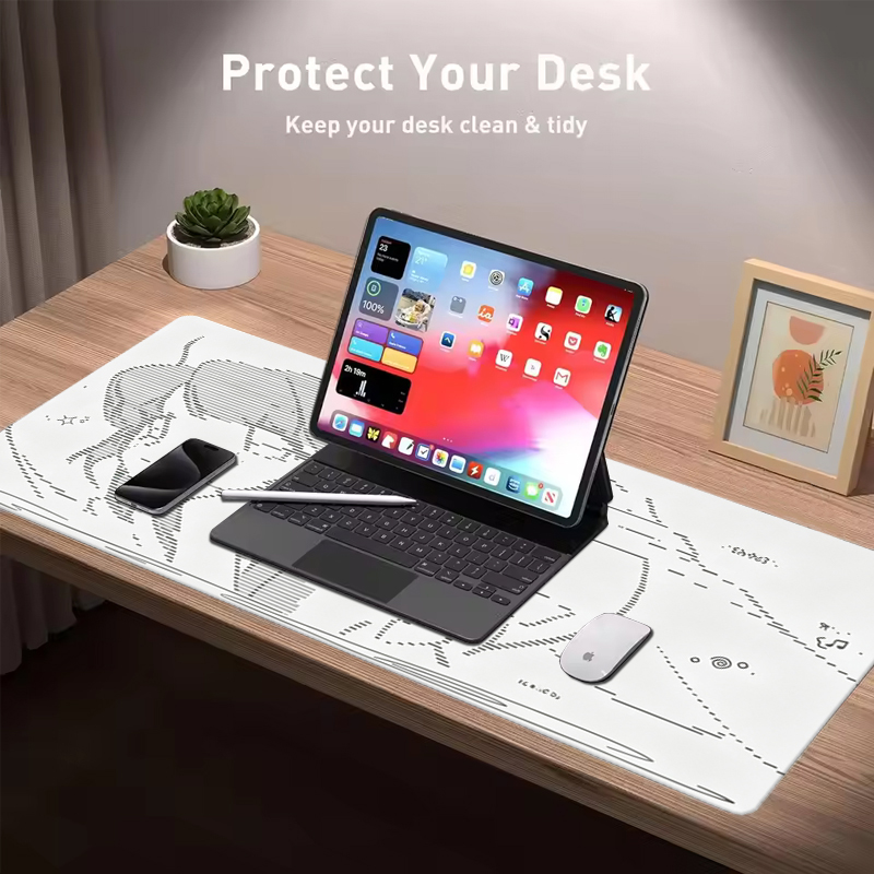 1Pcs 가죽 마우스 패드 애니메이션 엔젤 소녀 Y2k - Desk Setup Mat 리뷰 및 가격