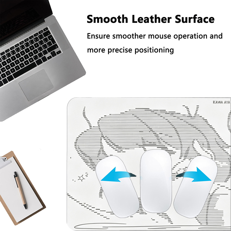 1Pcs 가죽 마우스 패드 애니메이션 엔젤 소녀 Y2k - Desk Setup Mat 리뷰 및 가격